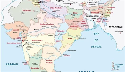 The States of India By Land Area - WorldAtlas