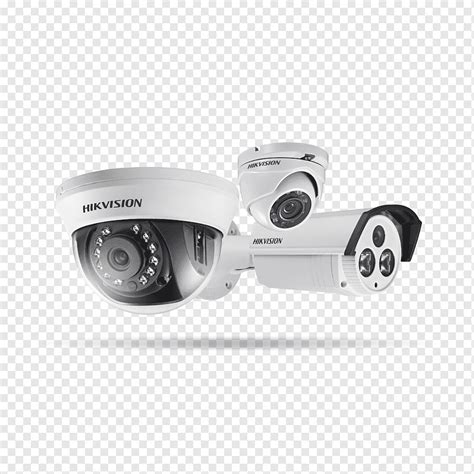Três câmeras de segurança HIK Vision brancas, câmera de televisão de circuito fechado Câmera de ...