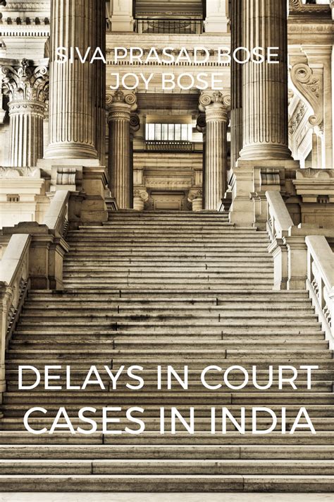 Delays in Court Cases in India