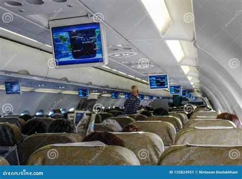 Interior of Vietnam Airlines Airbus A321 Editorial Photo - Image of ...