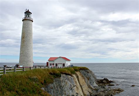 The Tallest Lighthouse in Canada at Cap-des-Rosiers in Gaspesie ...