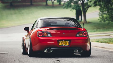 Dropped Red Honda S2000 is a Stylish Thing with Custom Parts | Honda ...