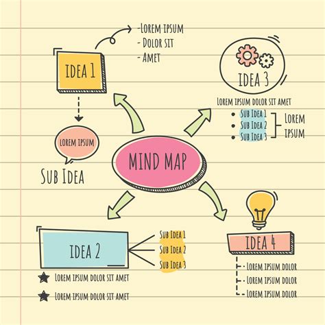 Creative Mind Map Template 3169705 Vector Art at Vecteezy