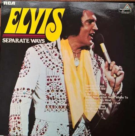 Elvis Presley - Separate Ways (Vinyl) | Discogs