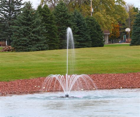 Floating Pond Fountains with Aeration | Heathland Group