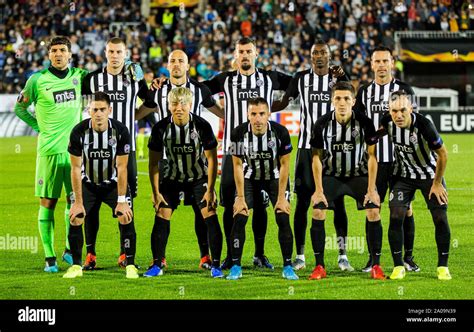 19th September 2019; Stadion FK Partizan, Belgrade, Serbia; Europa League Football, Partizan ...