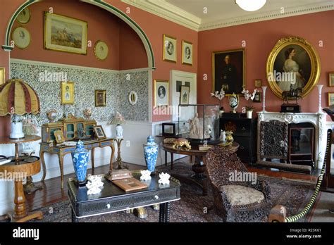 The Victorian Room at Inveraray Castle, Inveraray, Scotland, UK Stock ...