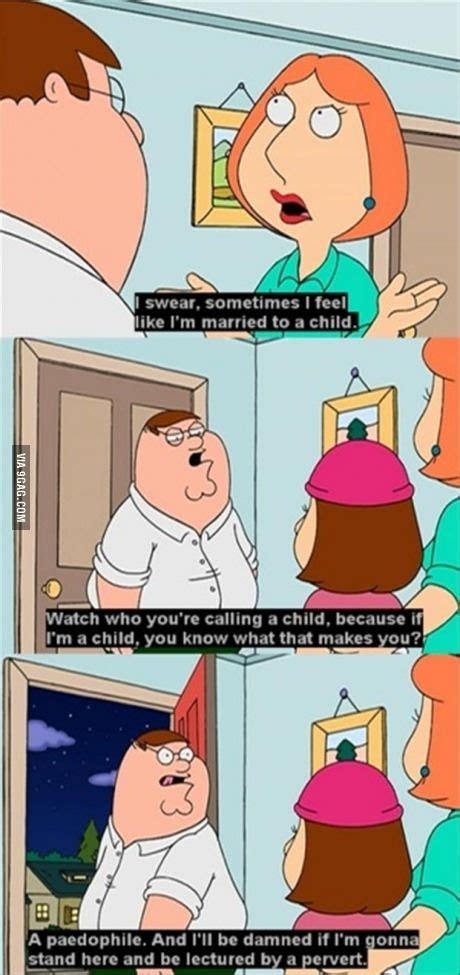 A brilliant comeback from Peter Griffin Family Guy Quotes, Family Humor, Funny Family, Family ...