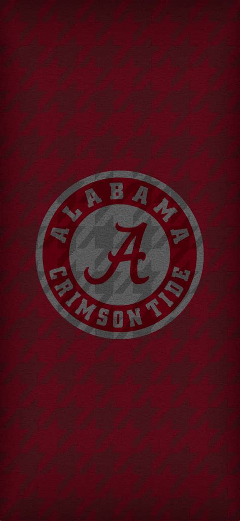 Download Deep Red Alabama Football Iphone Wallpaper | Wallpapers.com