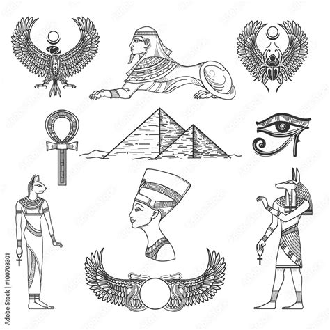 Egyptian Pyramid Symbols