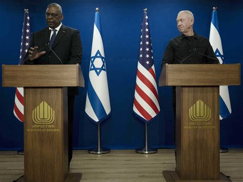 U.S. Defense Secretary Lloyd Austin arrives in Israel to discuss war in Gaza : NPR