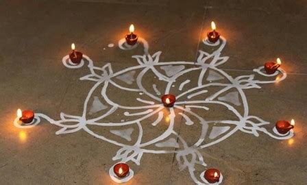 9 Best Diya Rangoli Designs And Patterns | Styles At Life