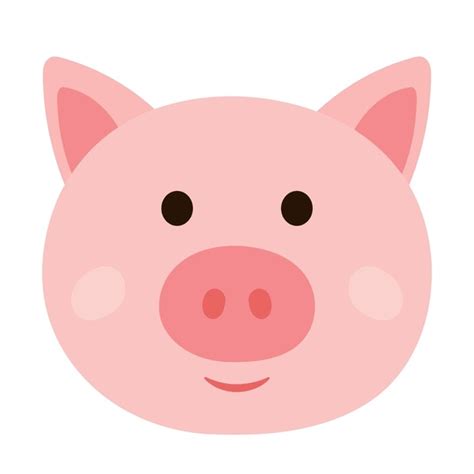 Pig Face Clipart