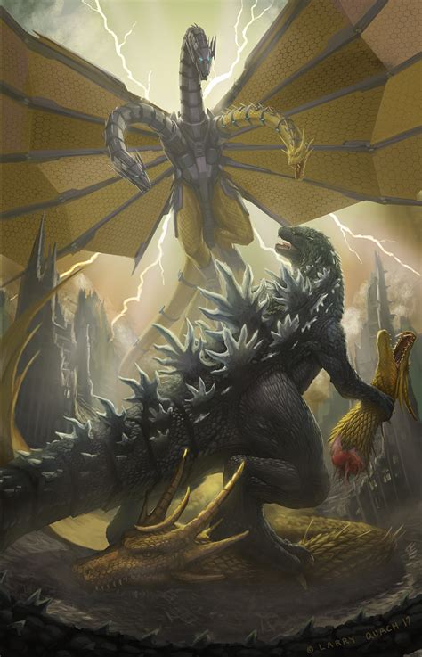 Godzilla Vs Mecha Ghidorah by NoBackstreetboys on DeviantArt