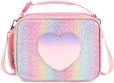 Mibasies Kids Insulated Lunch Box for Girls Rainbow Bag - Walmart.com