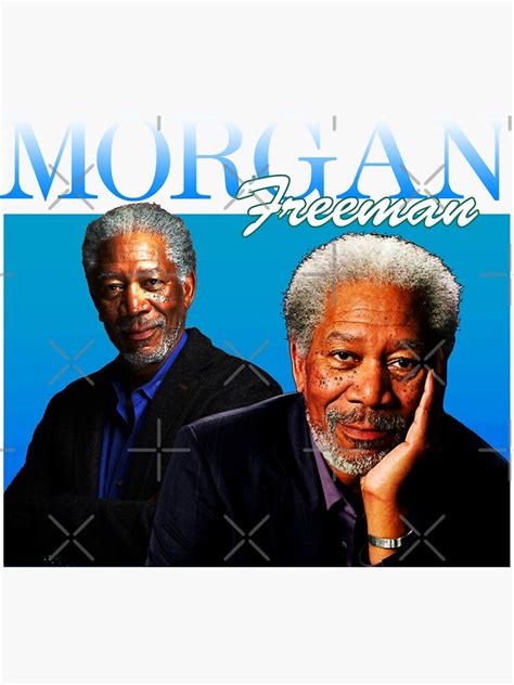 "Morgan Freeman Retro Art" Sticker by mtia61263 | Redbubble