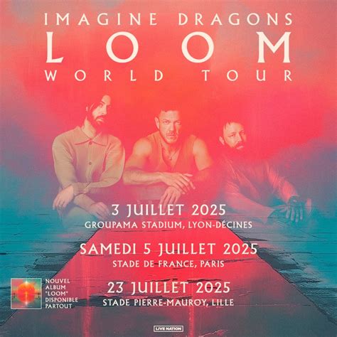 Billets Imagine Dragons à Lyon (Groupama Stadium) du 03 juillet 2025 - Infos et prix des places ...