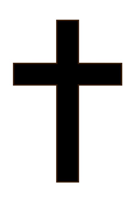 Simple Black Cross Clip Art at Clker.com - vector clip art online, royalty free & public domain