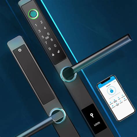 Sliding Door Smart Door Lock Fingerprint Door Lock with Mobile App ...