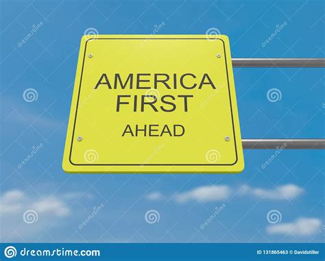 America First Concept Flying Flag Arrows Stock Illustration | CartoonDealer.com #85673215