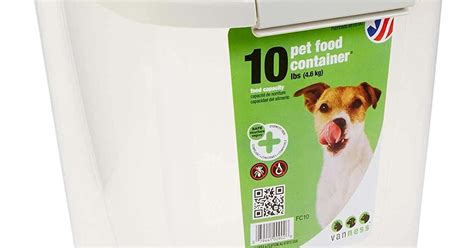 Dog pet food storage