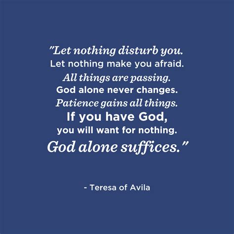 Let Nothing Disturb You | Catholic daily reflections, Let nothing disturb you, Dynamic catholic