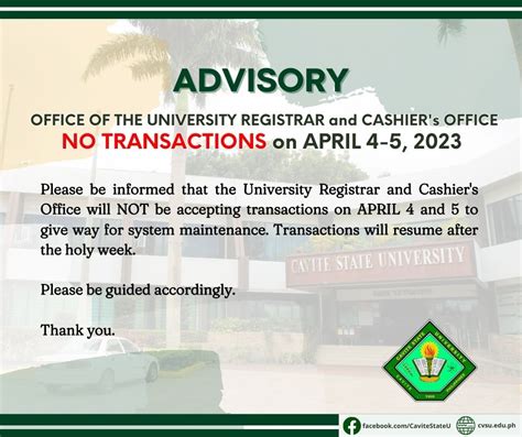 Announcements – Cavite State University