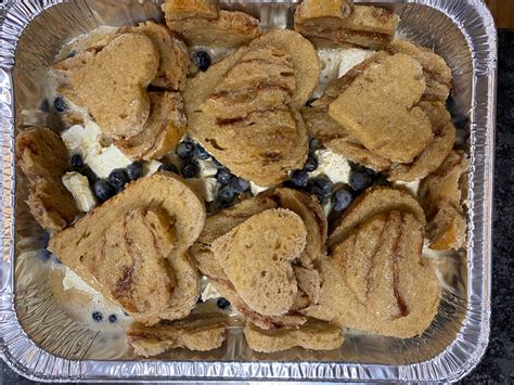 Blueberry Cream Cheese Bread Pudding/Baked French Toast ...