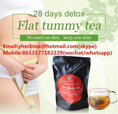 China 28 Day Flat Tummy Tea Detox Tea with Moringa Leaves for Slimming ...