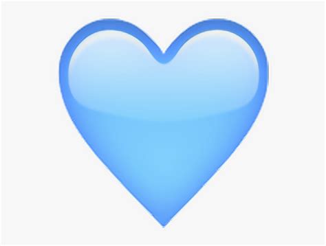 Baby Blue Heart Emoji💙 - Baby Blue Heart Emoji, HD Png Download - kindpng