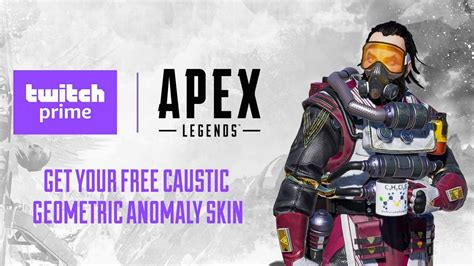 Exclusive Apex Legends Caustic Skin Now Available Via Twitch Prime