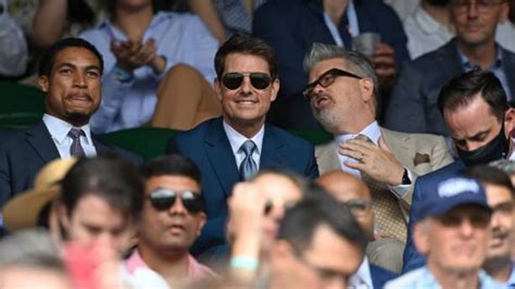 Double Delight! Tom Cruise in the audience at Wimbledon 2021 for second ...