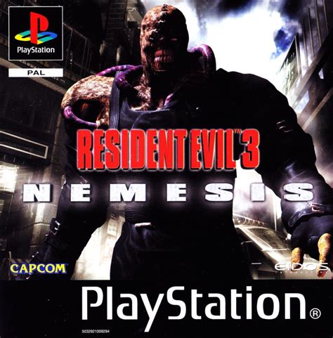 Resident Evil 3: Nemesis (1999) PlayStation box cover art - MobyGames