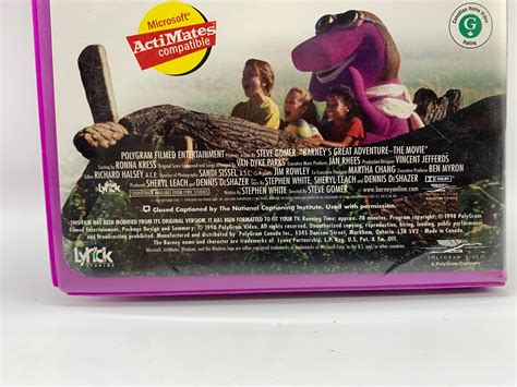 Barneys Great Adventure the Movie VHS Vintage Barneys Great - Etsy