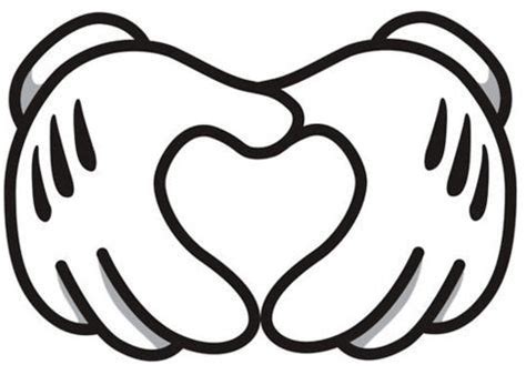 SVG disney disney heart hands mickey hands mickey heart | Disney ...