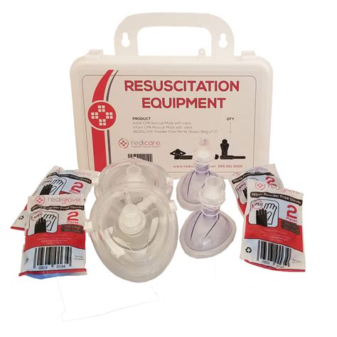 Buy Resuscitation Equipment Kit, Plastic Case, CPR Kit Emergency Rescue ...