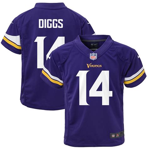 Nike Stefon Diggs Minnesota Vikings Toddler Purple Game Jersey