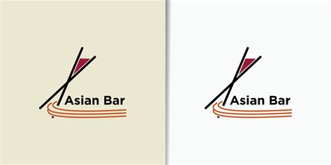 Asian bar and club logo vector, restaurant logo template 20125673 ...