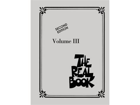 The Real Book Volume III - Second Edition - 073999883022