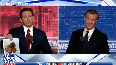 WATCH: DeSantis Shoves a Photo of ‘San Francisco Poop Map’ into Gavin ...