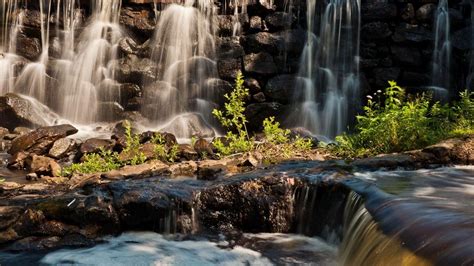 Rocks Waterfall Wallpapers - Wallpaper Cave