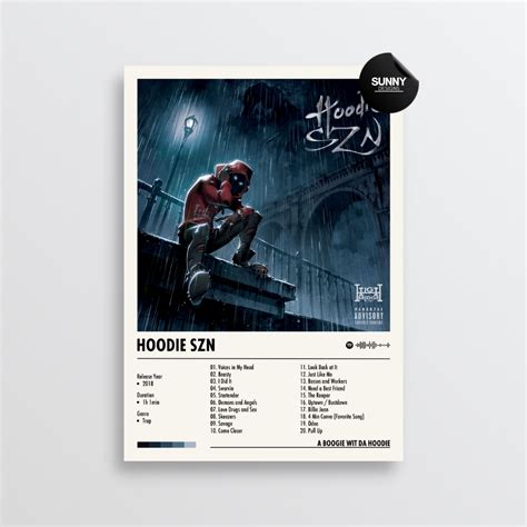 A Boogie Wit da Hoodie - Hoodie SZN | Album Cover Poster – Sunny ...