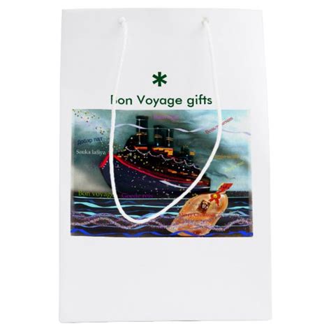 bon voyage gifts medium gift bag | Zazzle.com