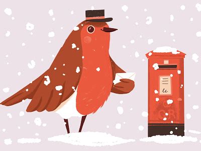 Christmas Robin by Jasmine Whiteleaf on Dribbble