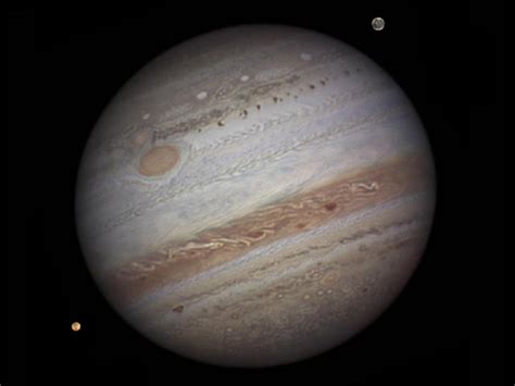 Image of Jupiter from a ground-based telescope