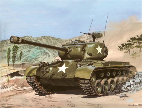 The American medium tank M-26 wallpapers and images - wallpapers, pictures, photos