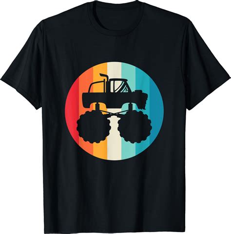 Amazon.com: Monster Truck Lover Gift Vintage Monster Truck T-Shirt ...