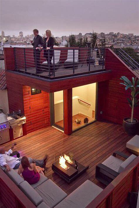 25 Modern Rooftop Design For Your Outdoor Sanctuary | HomeMydesign