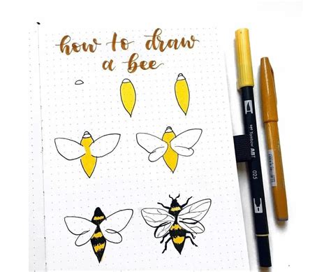 50 Easy + Cute Things to Draw (With Step by Step Examples) | Bullet journal art, Doodle art ...