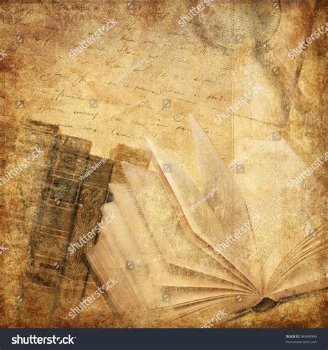 Vintage Background Old Books Stock Photo 98399000 - Shutterstock